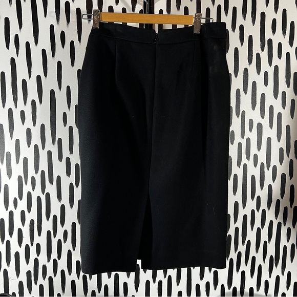 J. Crew Black Pencil Skirt Knee-Length Workwear - Picture 2 of 3